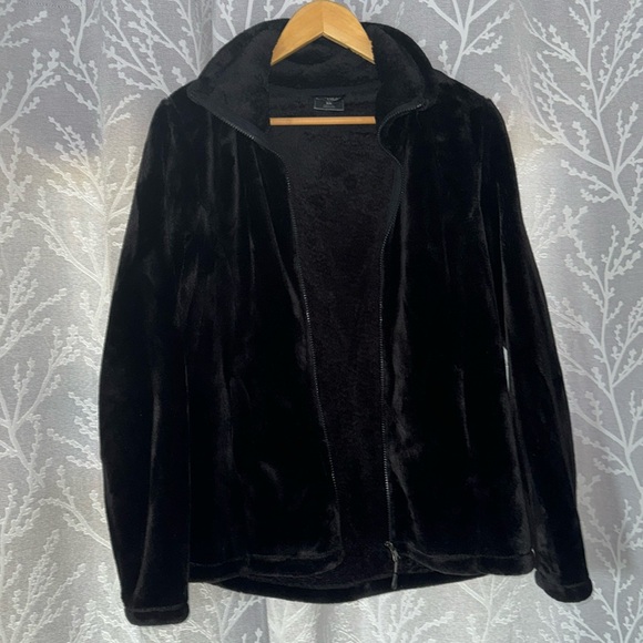 black sherpa zip up - Picture 1 of 2